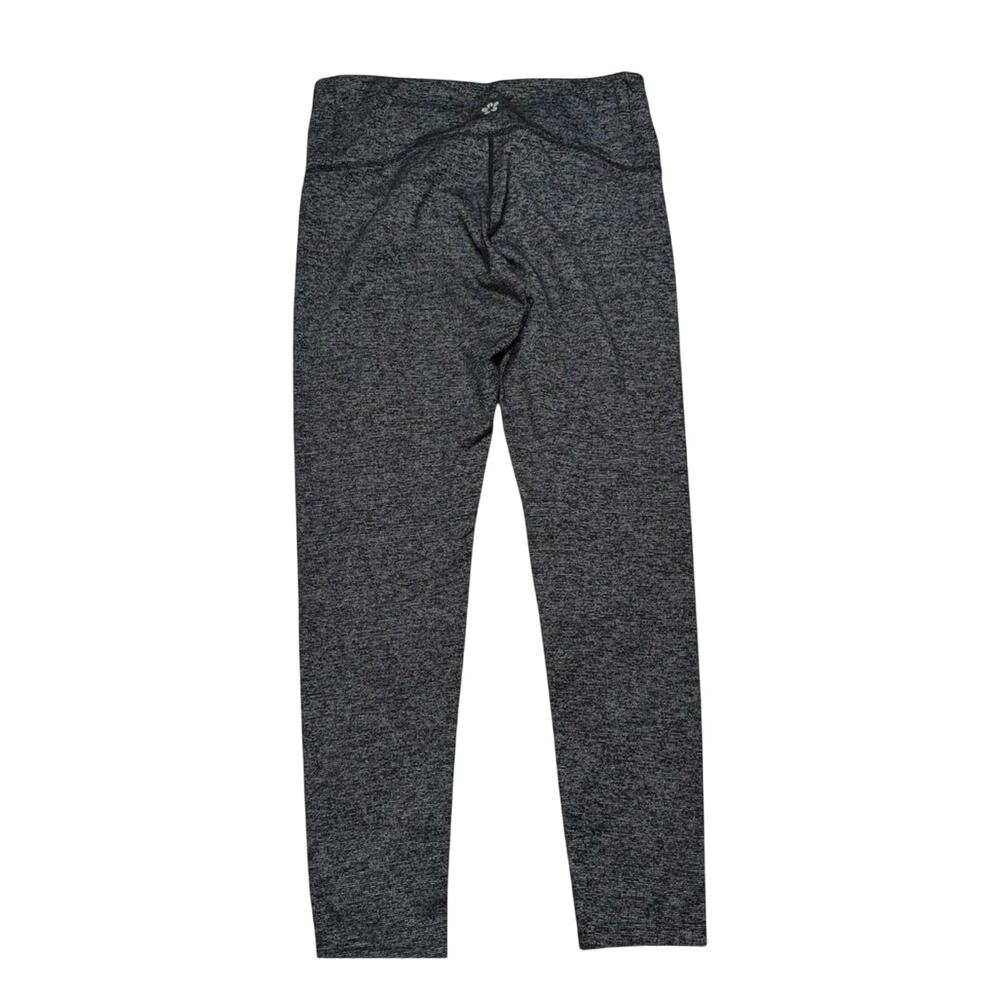 Tuff Athletics Gray Black Yoga Leggings S Supplex Lycra Workout - Picture 2 of 9